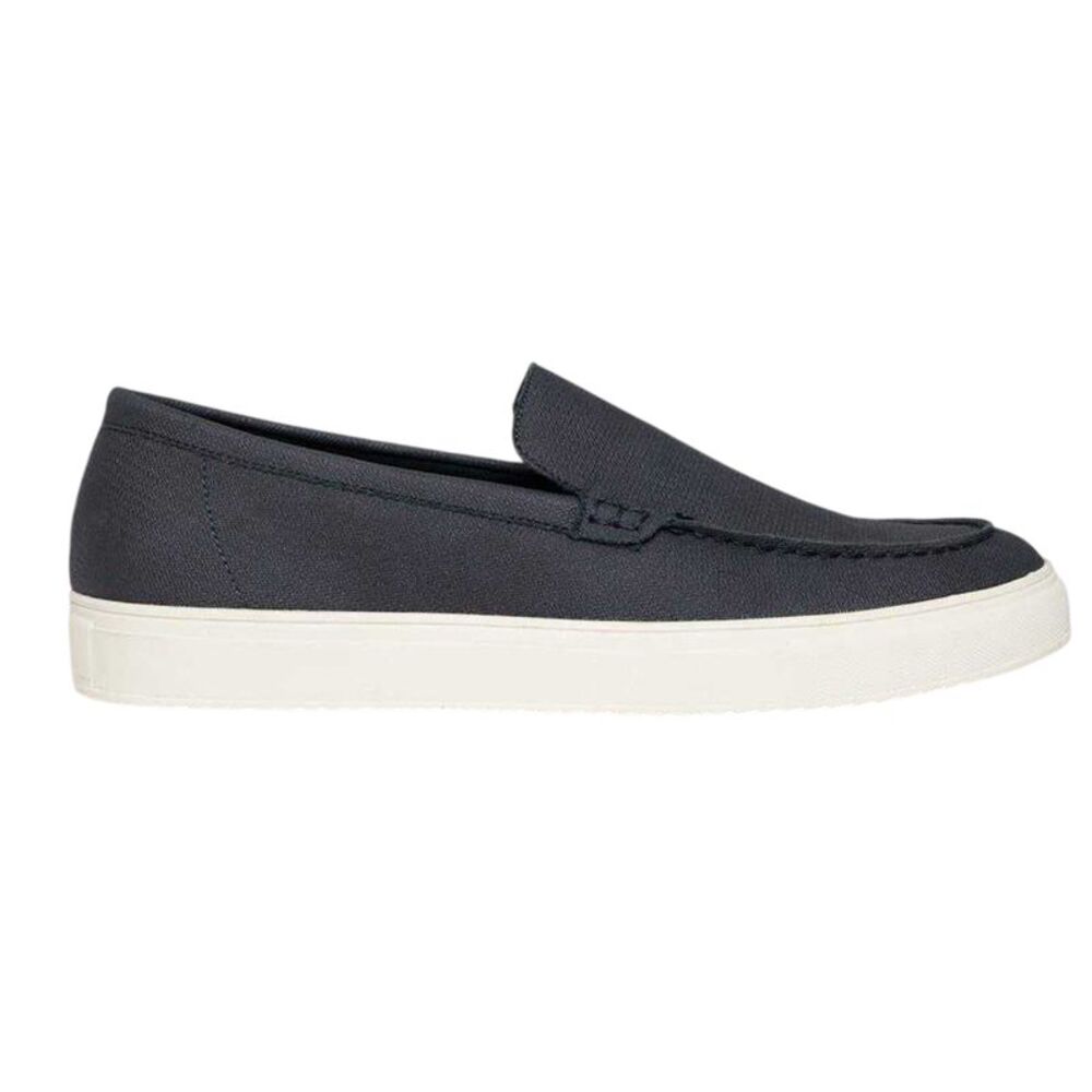 Threadbare Mens Anthony Canvas Flat Loafers / Navy